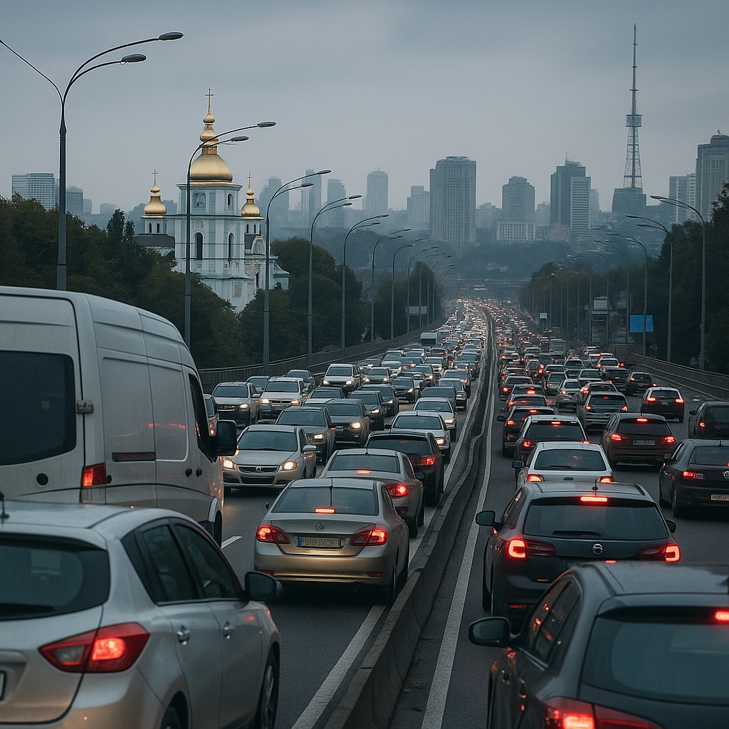 Затори в Києві онлайн: де дивитися трафік у реальному часі та як об’їхати найпроблемніші ділянки