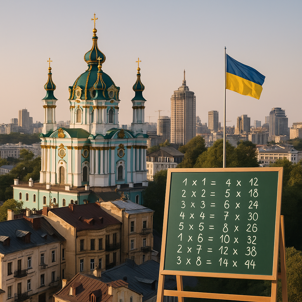 Таблиця множення: як у Києві та Україні вчать дітей рахувати швидко, впевнено і без стресу